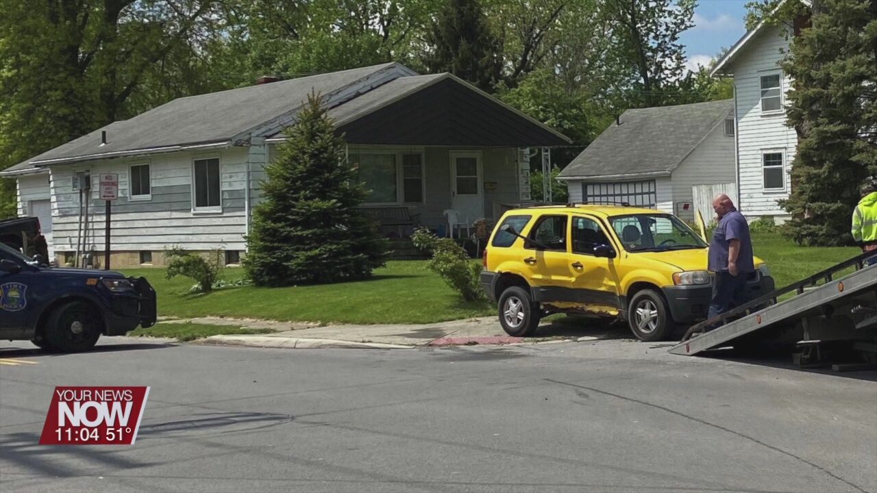 Two vehicle crash sends one to the hospital